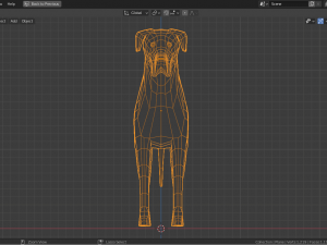 cartoon great dane Model 3D