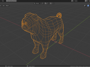 cartoon mops 3D-Modell