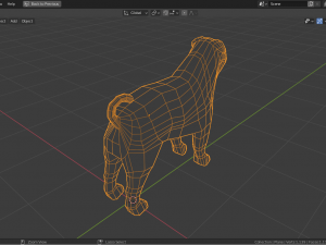cartoon mops 3D-Modell