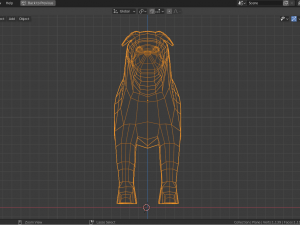 cartoon mops 3D-Modell