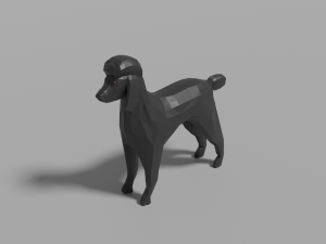 cartoon pudel 3D Model