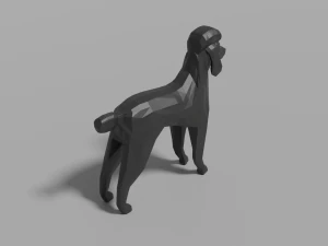 cartoon pudel 3D Model