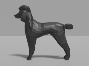 cartoon pudel 3D Модель