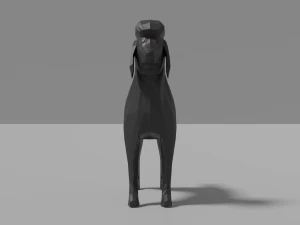 cartoon pudel 3D Model