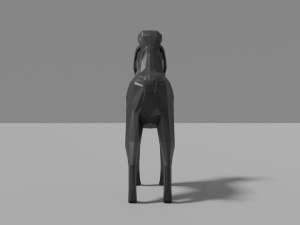 cartoon pudel 3D Модель