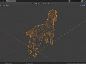 cartoon pudel 3D Model