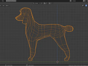 cartoon pudel 3D Model