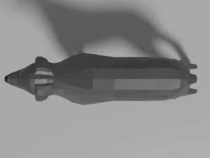 cartoon rottweiler 3D Model