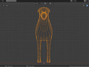 cartoon rottweiler 3D Model