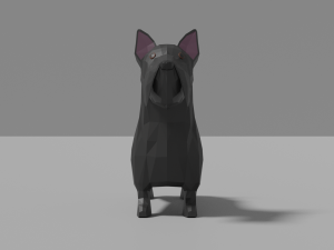 cartoon scottish terrier Modelo 3D