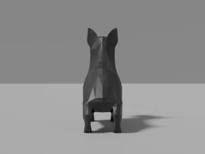 cartoon scottish terrier 3D Model