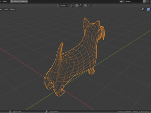 cartoon scottish terrier Modelo 3D