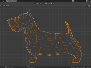 cartoon scottish terrier Modelo 3D