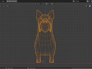 cartoon scottish terrier 3D Model
