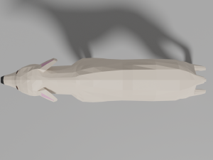 cartoon sighthound 3D Модель
