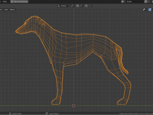 cartoon sighthound 3D Модель