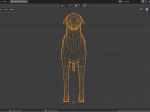 cartoon sighthound 3D Модель
