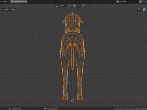 cartoon sighthound 3D Модель