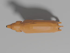 cartoon spaniel 3D Model