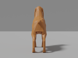 cartoon spaniel 3D Model