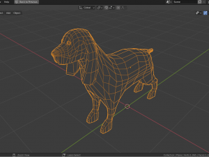 cartoon spaniel 3D Model