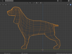 cartoon spaniel 3D Model