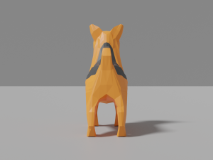 cartoon yorkshire terrier 3D 모델