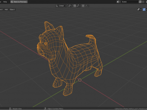 cartoon yorkshire terrier 3D 모델