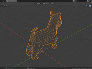 cartoon yorkshire terrier 3D Model