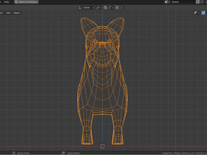cartoon yorkshire terrier 3D 모델