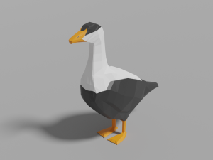 cartoon eider 3D Model