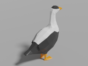 cartoon eider 3D Модель
