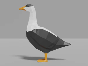 мультяшна гага 3D Модель