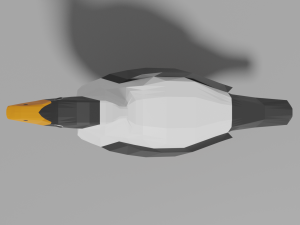 cartoon eider 3D Модель