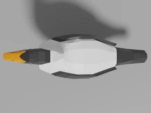 мультяшна гага 3D Модель