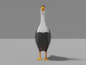 cartoon eider 3D Модель
