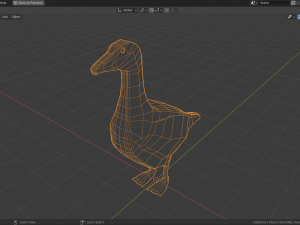 cartoon eider 3D Модель
