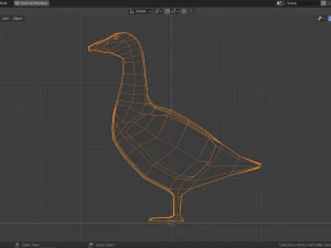 мультяшна гага 3D Модель