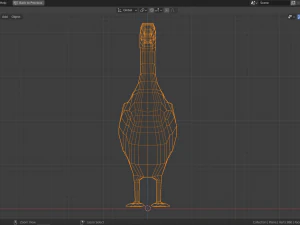 мультяшна гага 3D Модель