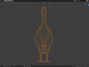 мультяшна гага 3D Модель