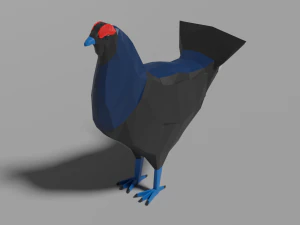 tétras de dessin animé Modèle 3D