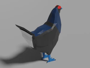 cartoon grouse 3D Model