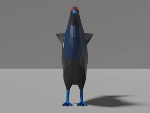 cartoon grouse 3D Model