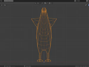 cartoon grouse 3D Model