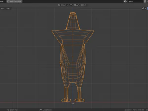 cartoon grouse 3D Model