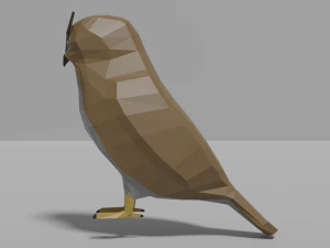cartoon owl 3D Model