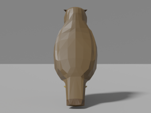 cartoon owl 3D Model