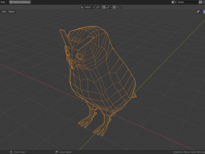 cartoon owl 3D Model