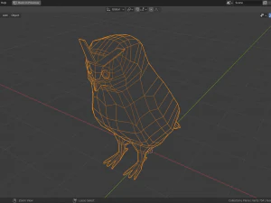 cartoon owl 3D Model