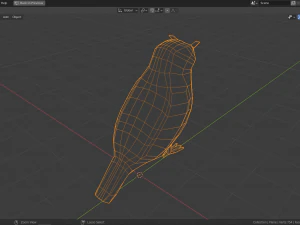 cartoon owl 3D Model